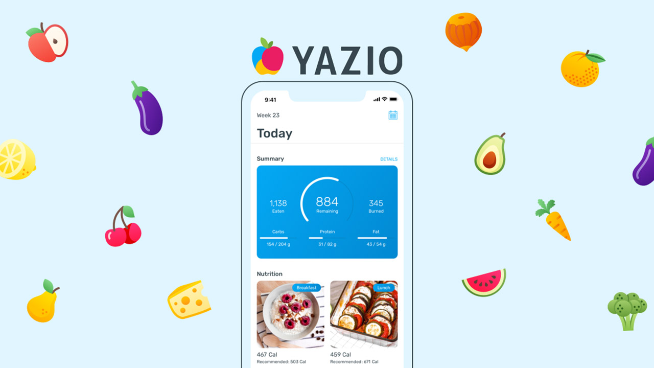 تطبيق YAZIO  لحساب السعرات الحرارية